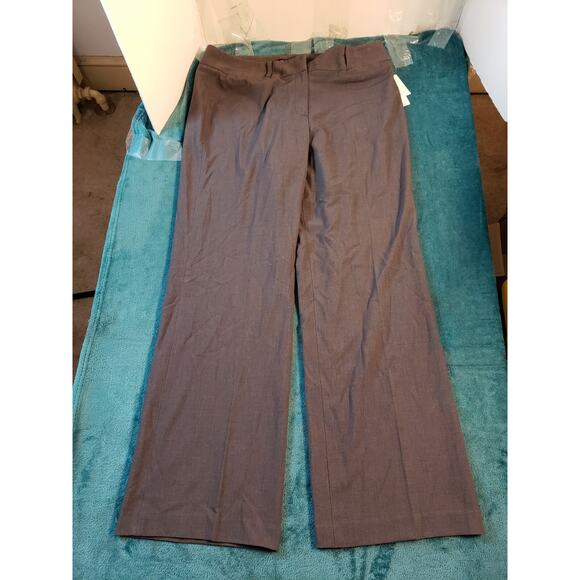 Larry Levine Dress Pants Size 12 Short Womens Gray Work Career Wide Leg NWT - Picture 2 of 16